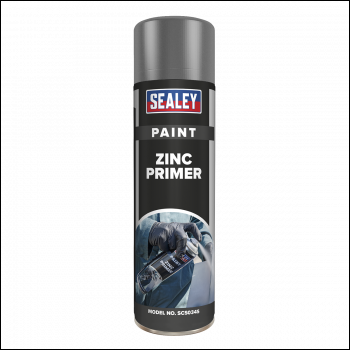 Sealey SCS034S Grey Zinc Primer Paint 500ml