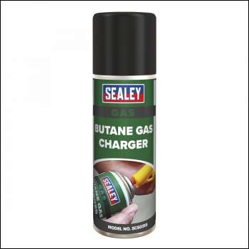 Sealey SCS035 Butane Gas Refill 200ml - Pack of 6