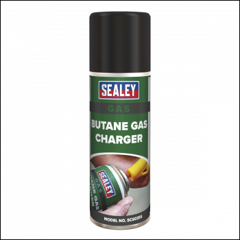 Sealey SCS035 Butane Gas Refill 200ml Pack of 6