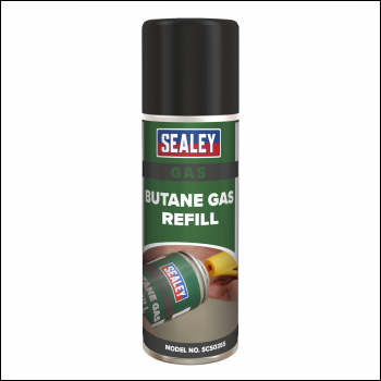 Sealey SCS035S Butane Gas Refill 200ml