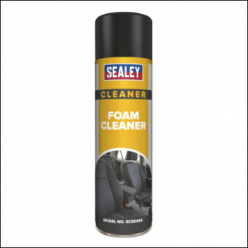 Sealey SCS045 Foam Cleaner Multipurpose 500ml Pack of 6