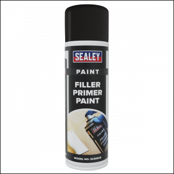 Sealey SCS061 Filler Primer Paint 500ml - Pack of 6