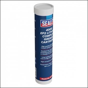 Sealey SCS106 EP2 Lithium Complex Grease Cartridge 400g
