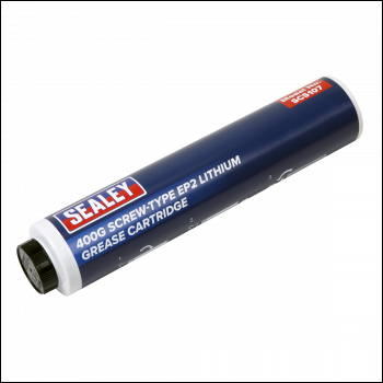 Sealey SCS107 EP2 Lithium Grease Cartridge Screw-Type 400g