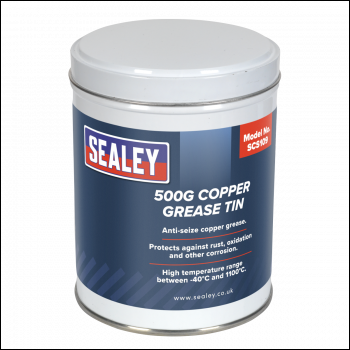 Sealey SCS109 Copper Grease Tin 500g