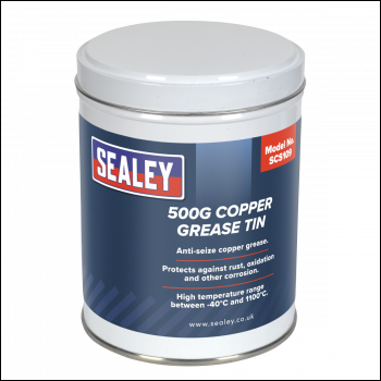 Sealey SCS109 Copper Grease 500g Tin