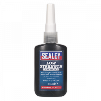 Sealey SCS222S Low Strength Thread Lock 50ml