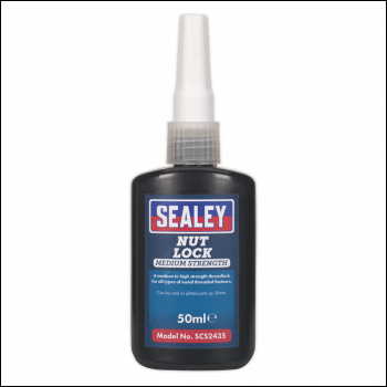Sealey SCS243S Medium Strength Nut Lock 50ml