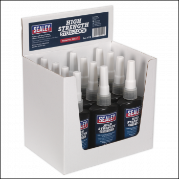 Sealey SCS271 High Strength Stud Lock 50ml - Pack of 12