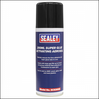 Sealey SCS300S Super Glue Activating Aerosol 200ml