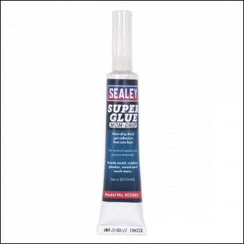 Sealey SCS303S Non-Drip Gel Super Glue 20g