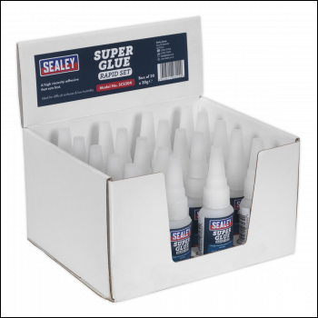 Sealey SCS304 Rapid Set Super Glue 20g - Pack of 20