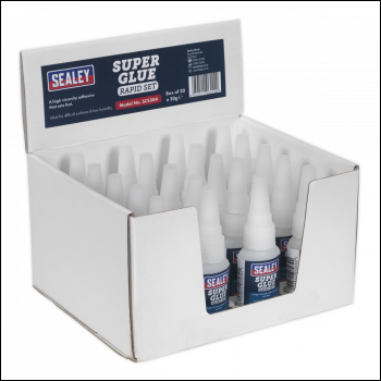 Sealey SCS304 Super Glue Rapid Set 20g Pack of 20
