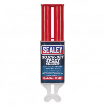 Sealey SCS401 Quick-Set 5 Minute Epoxy Adhesive 25ml