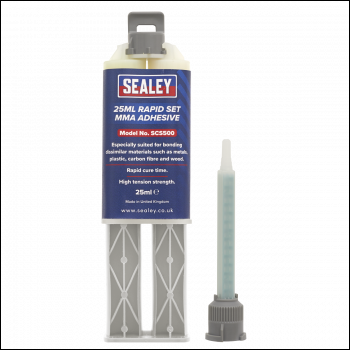 Sealey SCS500 Rapid Set MMA Adhesive 25ml