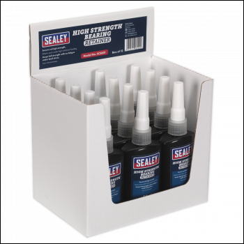 Sealey SCS601 High Strength Bearing Fit Retainer 50ml - Pack of 12
