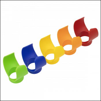 Sealey SCSGC Pressure Sprayer Colour-Coded Caps 5pc