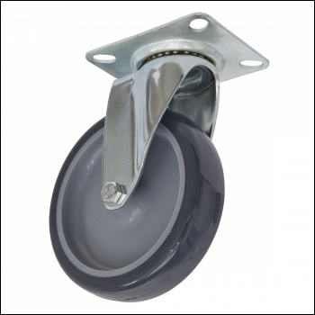 Sealey SCW2100SP 100mm Castor Wheel with Swivel Plate