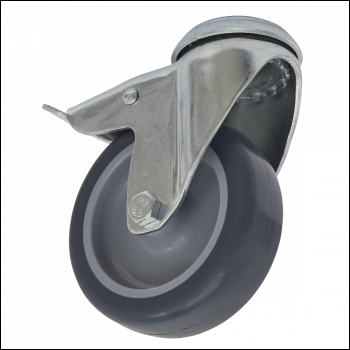 Sealey SCW275SBL 75mm Castor Wheel with Swivel Bolt Hole & Total Lock