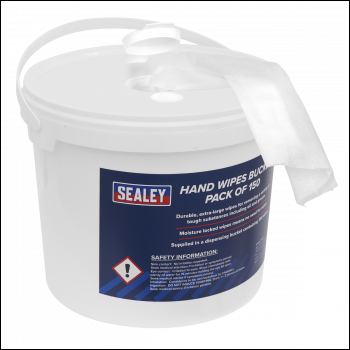 Sealey SCW3 Hand Wipes Bucket - Pack of 150