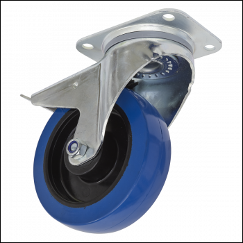 Sealey SCW3160SPL 160mm Castor Wheel with Swivel Plate & Total Lock