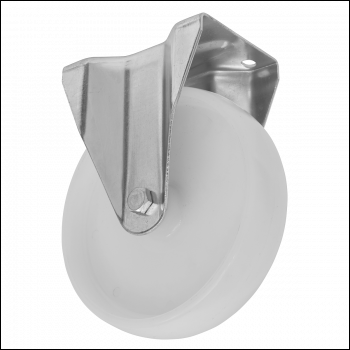 Sealey SCW4100FPEM 100mm Castor Wheel with Fixed Plate