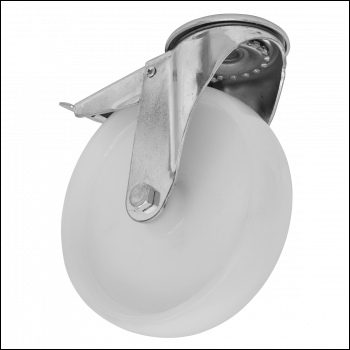 Sealey SCW4100SBLEM 100mm Castor Wheel with Bolt Hole & Total Lock