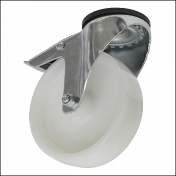 Sealey SCW4125SBL 125mm Castor Wheel with Swivel Bolt Hole & Total Lock
