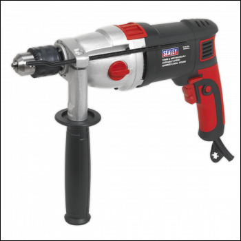 Sealey SD1000 13mm 2 Mechanical Plus Variable Speed Hammer Drill 1050W/230V