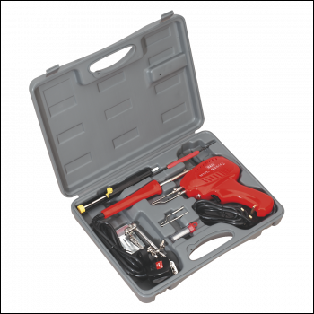 Sealey SD300K Soldering Gun/Iron Kit 230V 8pc