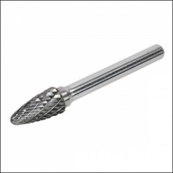 Sealey SDB05 Arc Round Nose Tungsten Carbide Rotary Burr 10mm