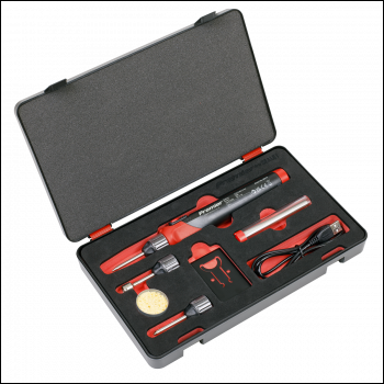 Sealey SDL11 Premier Rechargeable Soldering Iron Kit 30W