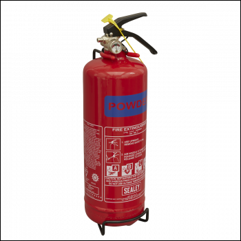 Sealey SDPE02 Dry Powder Fire Extinguisher 2kg