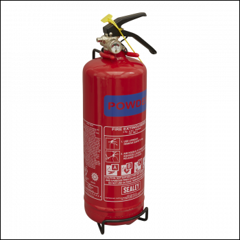 Sealey SDPE02 Fire Extinguisher 2kg Dry Powder