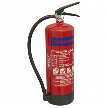 Sealey SDPE06 Dry Powder Fire Extinguisher 6kg