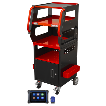 Sealey SDS1R Diagnostic Tablet & Trolley - Red