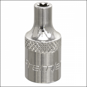 Sealey SET001 Premier TRX-Star* Socket 1/4 inch Sq Drive E4