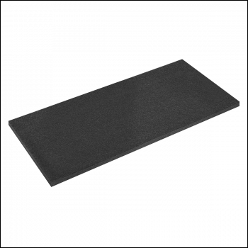 Sealey SF30BK Easy Peel Shadow Foam® 1200 x 550 x 30mm - Black/Black
