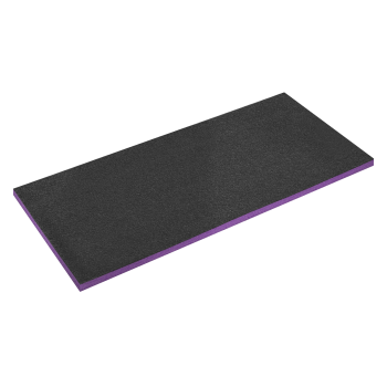 Sealey SF30P Easy Peel Shadow Foam® 1200 x 550 x 30mm - Purple/Black
