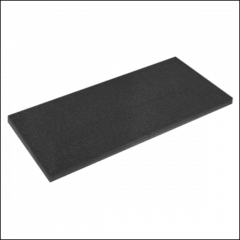 Sealey SF50BK Easy Peel Shadow Foam® 1200 x 550 x 50mm - Black/Black