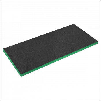 Sealey SF50G Easy Peel Shadow Foam® 1200 x 550 x 50mm - Green/Black