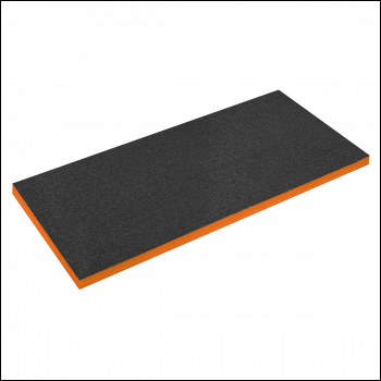 Sealey SF50OR Easy Peel Shadow Foam® 1200 x 550 x 50mm - Orange/Black