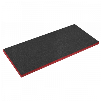Sealey SF50R Easy Peel Shadow Foam® 1200 x 550 x 50mm - Red/Black