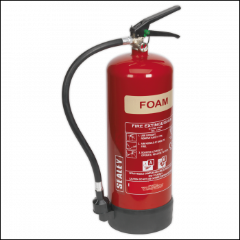 Sealey SFE06 Fire Extinguisher 6L Foam