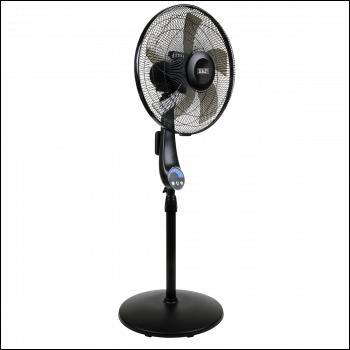 Sealey SFF16Q Quiet High Performance Oscillating Pedestal Fan 16 inch 