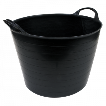 Sealey SFT40 Heavy-Duty Flexi Tub 40L - Black