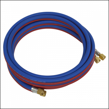 Sealey SGA5 Oxyacetylene Twin Rubber Hose Set 5m