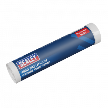 Sealey SGC1 EP2 Lithium Grease Cartridge 400g