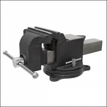 Sealey SGV150 SG Iron Industrial Vice with Swivel Base 150mm