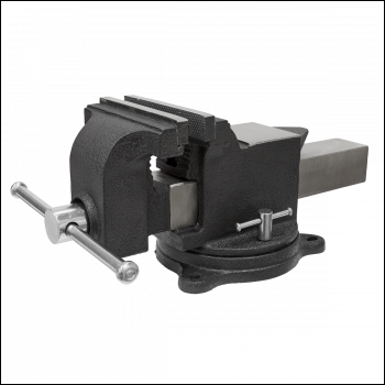 Sealey SGV200 SG Iron Industrial Vice with Swivel Base 200mm